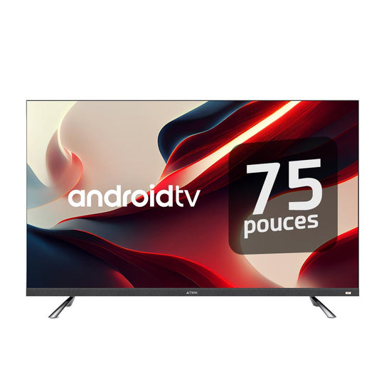 Téléviseur 75” pouces Smart TV Astech android TV